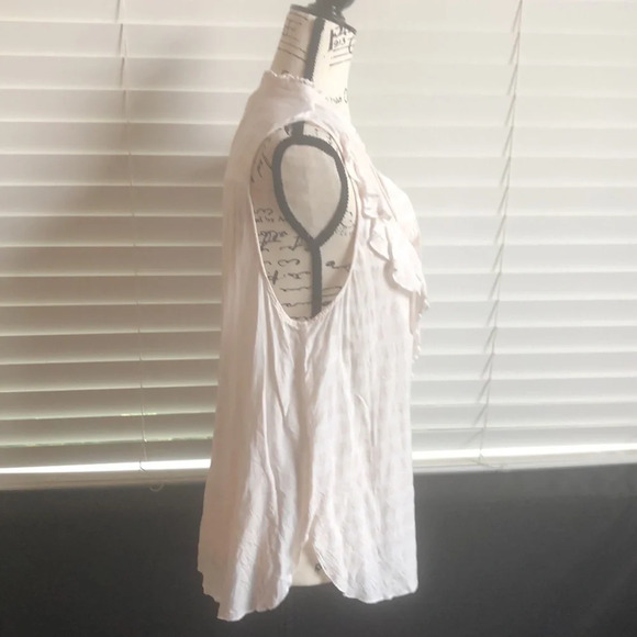 Treasure & Bond Ruffle Front Sleeveless Blouse - Picture 6 of 10